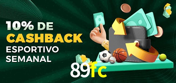 10% de bônus de cashback na 89fc